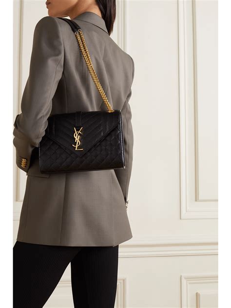 ysl bag leather black|discount ysl handbags.